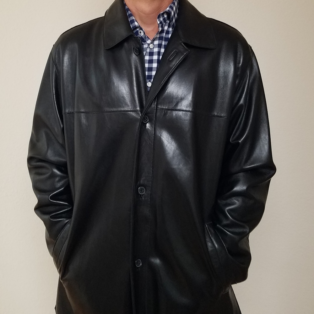 📸 40R Marc New York leather jacket